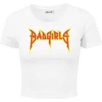 Miss Tee Top A Maniche Corte Badgirls Cropped