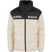 Karl kani Piumino Uomo Retro Essential Puffer Jacket Light Sand