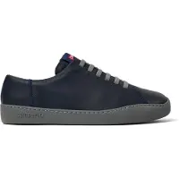 Camper per uomo. K100479-051 Sneaker Peu Touring in pelle blu scuro (43), Basso, Stringhe, Casual, Sostenibile, Navy