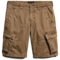Superdry per uomo. M7110433A Pantaloncini cargo marroni Core (32), Marrone, Casual, Cotone