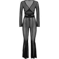 LASCANA Tuta jumpsuit nero