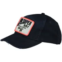 Superdry per donna. W9010177A Cappellino da camionista con grafica blu scuro (OSFA), Casual, Cotone, Navy