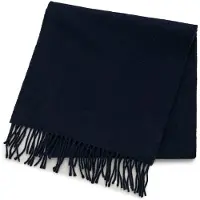 Gant per uomo. 9920203 Sciarpa in lana blu scuro (OSFA), Casual, Navy