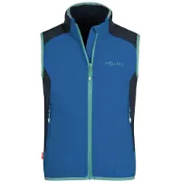 TROLLKIDS Kid's Balestrand Vest Gilet a vento Bambini (92, blu)