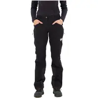 Mammut Women's Aenergy Softshell Hybrid Pants Pantaloni per sci alpinismo Donna (46 - Short, nero)