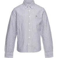 Gant unisex per bambino. 930478 Camicia Oxford a righe blu (9/10años= 134/140cm), Casual, Cotone, Manica lunga, moda per bambini