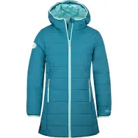 TROLLKIDS Girl's Stavanger Coat Cappotto Bambini (140, turchese)