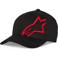 Alpinestars Cappello Corp Shift 2 Visiera Curva Black Red, Taglia: 2X/3X