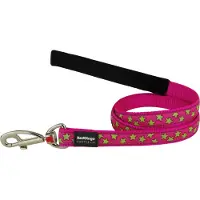 Red Dingo Guinzaglio Per Cani Stars Lime On Hot Dog