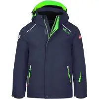 TROLLKIDS Kid's Holmenkollen Snow Jacket Pro Giacca da sci Bambini (140, blu)