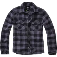 Brandit Camicia grigio / nero