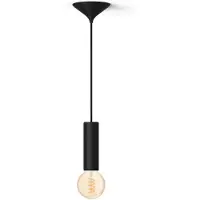 Philips Hue Pacchetto: Corda Media Nera Per Lampadine Filament + Lampadina A Filament Globo G93 Bianco Caldo-freddo