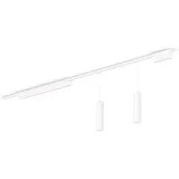 Philips Hue Perifo Kit Base Per Soffitto Dritto (2 Lampade A Sospensione, 1 Barra Luminosa)