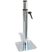 Pike N Bass Piede Telescopico Per Sedile In Acciaio + Piastra Base