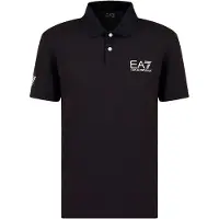 EA7 per uomo. 8NPF23_PJEMZ Polo Sport Ventus 7 nera (XXS), Nero, Casual, Sportivo, Poliestere, Manica corta