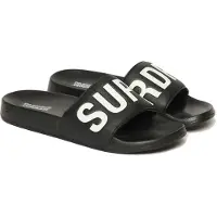 Superdry per donna. WF310229A Infradito da piscina vegane Black Core (36/37), Nero, Basso, Nessuno, Beachwear