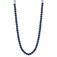 Police Collana Di Perline In Resina Blu Pejln2103905 — Collana