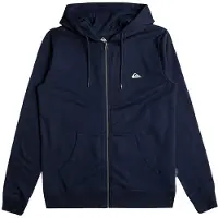 Quiksilver Kid's Basic Hood Zip Maglia con zip e cappuccio Bambini (L - 14 Years, blu)