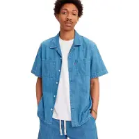 Levi's The Standard Camp Shirt Sun Stares Denim Taglia: S | Camicie Casual Outlet | Uomo | Blu