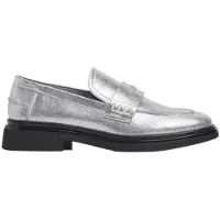 Pepe Jeans per donna. PLS10424 Mocassini Penny Gloss Argento (38), 1 a 3 cm, Nessuno, Casual