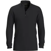 Smartwool Classic All-Season Merino Base Layer 1/4 Zip Boxed Intimo lana merinos Uomo (S, nero)