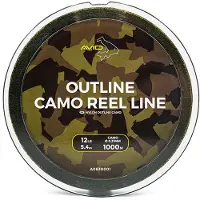 Avid Carp Lenza Da Pesca Per Carpe Outline Camo 1000 M