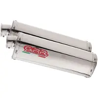 Gpr Exhaust Systems Silenziatore Omologato Slip On Trioval Dual Yamaha Fjr 1300 06-16