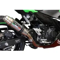 Gpr Exhaust Systems Silenziatore Omologato Slip On Deeptone Inox Kawasaki Z 400 18-20 Euro 4