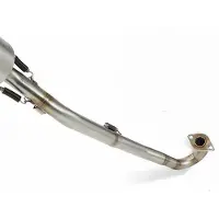 Gpr Exhaust Systems Sistema Di Scarico Completo Non Omologato Deeptone Inox Kawasaki Klx 140r F 2022-2024 Round