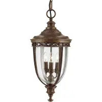 ELSTEAD Lampada sospensione esterni English Bridle, bronzo