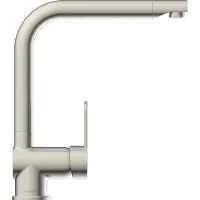 Schutte 79826U - Miscelatore per lavello, acciaio inossidabile spazzolato