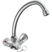 Schutte Miscelatore per lavabo SCHÜTTE BRILLANT, rubinetto a bassa pressione, rubinetto per bagno, cromo