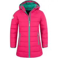 TROLLKIDS Girl's Stavanger Coat Cappotto Bambini (152, fuchsia)