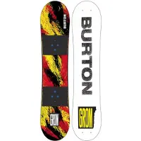Burton - Snowboard - Grom Ketchup/Mustard 2026 in Legno - Taglia 110 cm - rosso