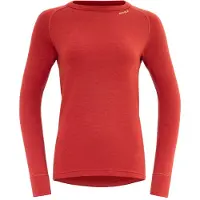 Devold Expedition Woman Shirt Intimo lana merinos Donna (XL, rosso)