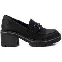 Refresh per donna. 17141702-NEGRO Mocassini neri con fibbia -Altezza tacco 6cm- (40), Nero, 5 a 8cm, Nessuno, Casual, Imitazione cuoio, Clas