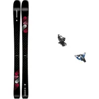Movement - Sci da scialpinismo - Set Session 90 Women per Donne in Legno - Nero