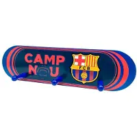 FC Barcelona Appendiabiti Da Parete In Legno
