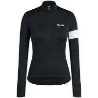 Rapha Women's Core Thermal Long Sleeve Jersey Maglietta da ciclismo Donna (XXS, nero)