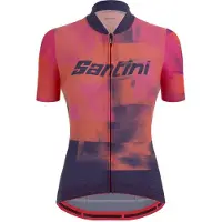 Santini Women's Forza Indoor Jersey Maglietta da ciclismo Donna (S, fuchsia)