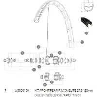 Mavic Cerchione Xa Elite Tubeless