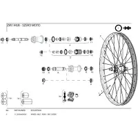 Zipp Assale Posteriore Zm1 3zero