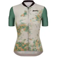 Santini Maglia A Maniche Corte Marble Slim Fit