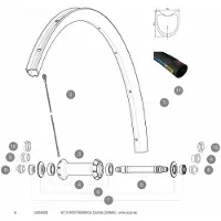 Mavic Coppia Cuscinetti Mozzo Anteriore