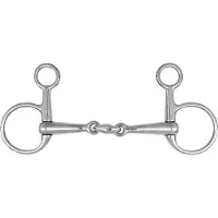 Waldhausen Pancia a doppio snodo 16 Mm 7 Cm Snaffle Argento 13,5 cm Argento 13,5 cm
