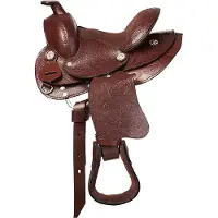 Ekkia Westride Topeka Western Saddle Marrone 8'' Marrone 8''
