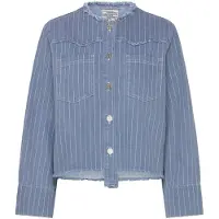 Baum und pferdgarten Bo Jacket Blue Pinstripe Denim Taglia: 38 | Giacche di jeans Outlet | Donna | Blu