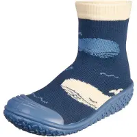 Playshoes Scarpe da spiaggia / da bagno marino / blu chiaro / bianco lana