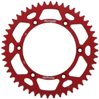 Supersprox Pignone Posteriore Aluminium 48d Ral1512x48red