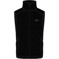 Helly Hansen Varde Fleece Vest 2.0 Gilet in pile Uomo (XL, nero)